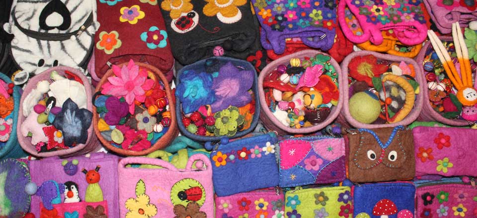 felt-crafts from nepal